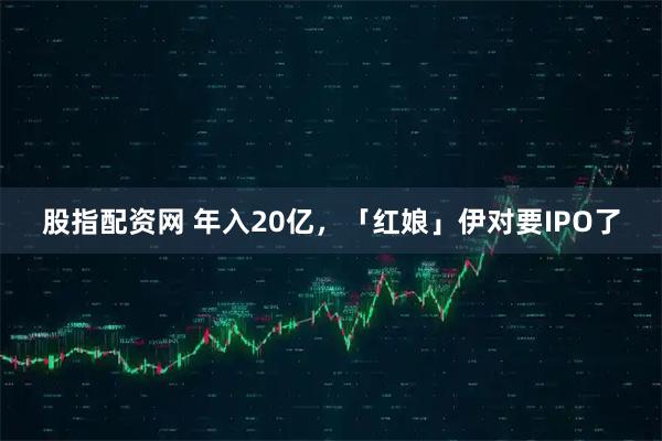 股指配资网 年入20亿，「红娘」伊对要IPO了